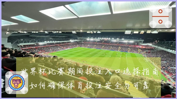 世界杯比赛期间投注入口选择指南：如何确保体育投注安全与可靠